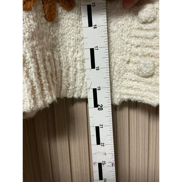 Altar’d State Francesca Flower Knit Cardigan Women’s Size S - Picture 7 of 8